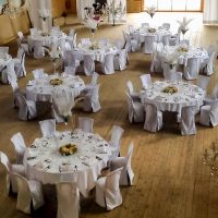 Festsaal Dekoration zum Lunch