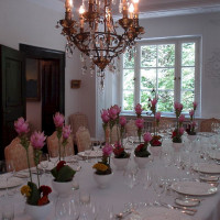 Tisch Dekoration Gesellschafter Meeting