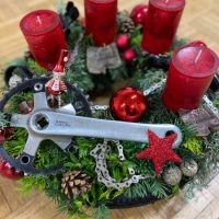 Spezial-Adventskranz Mountainbike Adventskranz